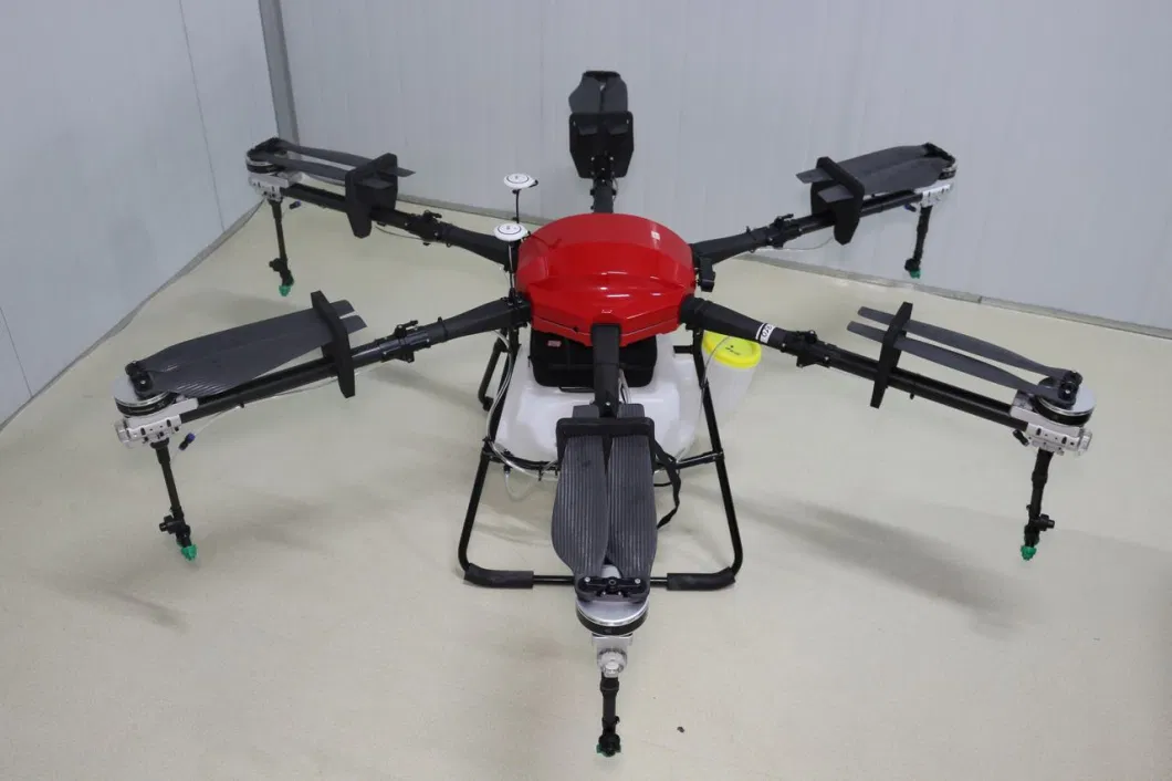 Blue Carbon Fiber Drone Frame 1648mm Rack Wheelbase 17L Pill Capaciteit 1
