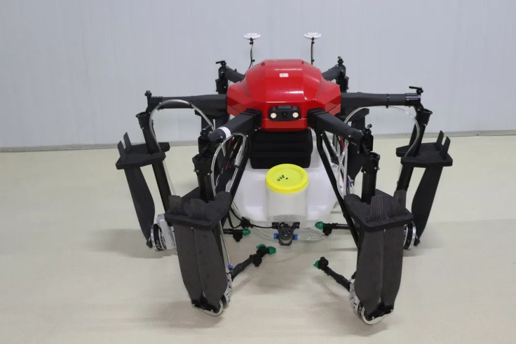 Blue Carbon Fiber Drone Frame 1648mm Rack Wheelbase 17L Pill Capaciteit 3