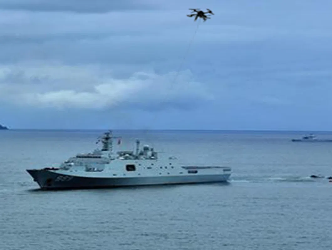 MYUAV Kabelsysteem gebruikt voor UAV en 4 rotors Drone Wetshandhaving 1