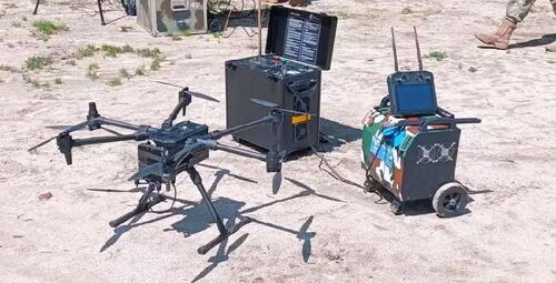 Laatste bedrijfsnieuws over Myuav MESH-dronesysteem voor het koppelen van lucht en grond op afstand 108 km