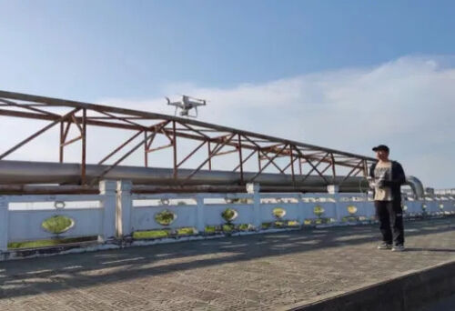 Laatste bedrijfsnieuws over "IJzeren voet + drone" -modus, wetenschap en technologie leiden tot nauwkeurige watercontrole