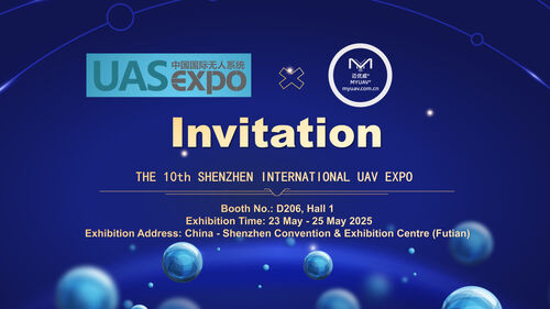 Laatste bedrijfsnieuws over MYUAV nodigt u uit om de 10e Shenzhen International UAV Exhibition in 2025 bij te wonen.