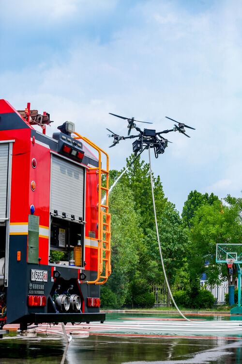 Laatste bedrijfsnieuws over Onthulling van het "Energiehart" van de MYUAV FC100 Tethered Dron