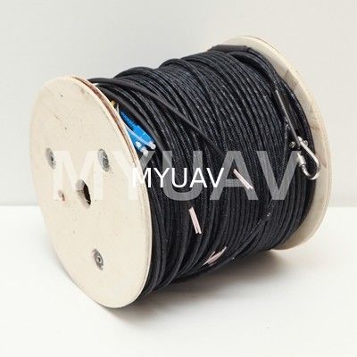 Diameter 4.8mm Tethered Drone Cable Insulation Resistance 10A Current