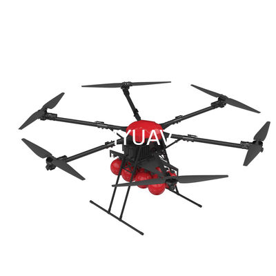 H60 Emergency Firefighting Drone Max 60kg Load With Fire Extinguisher Dropper For Forest Fire Extinguish