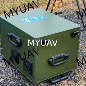compact Smart Tethered Drone Station Overcurrent Protection Observation Window
