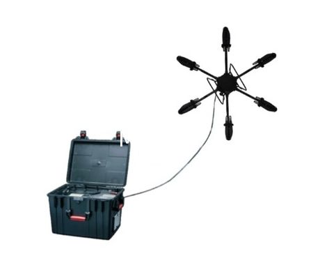 Myuav 50kg vastgebonden drone aangedreven door Tether Power Station