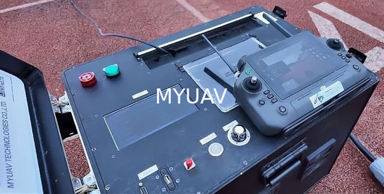 Lichte duurzame vastgebonden drone-station met steunstukken driepoot of paal montage Max 100m Tether lengte CE /
